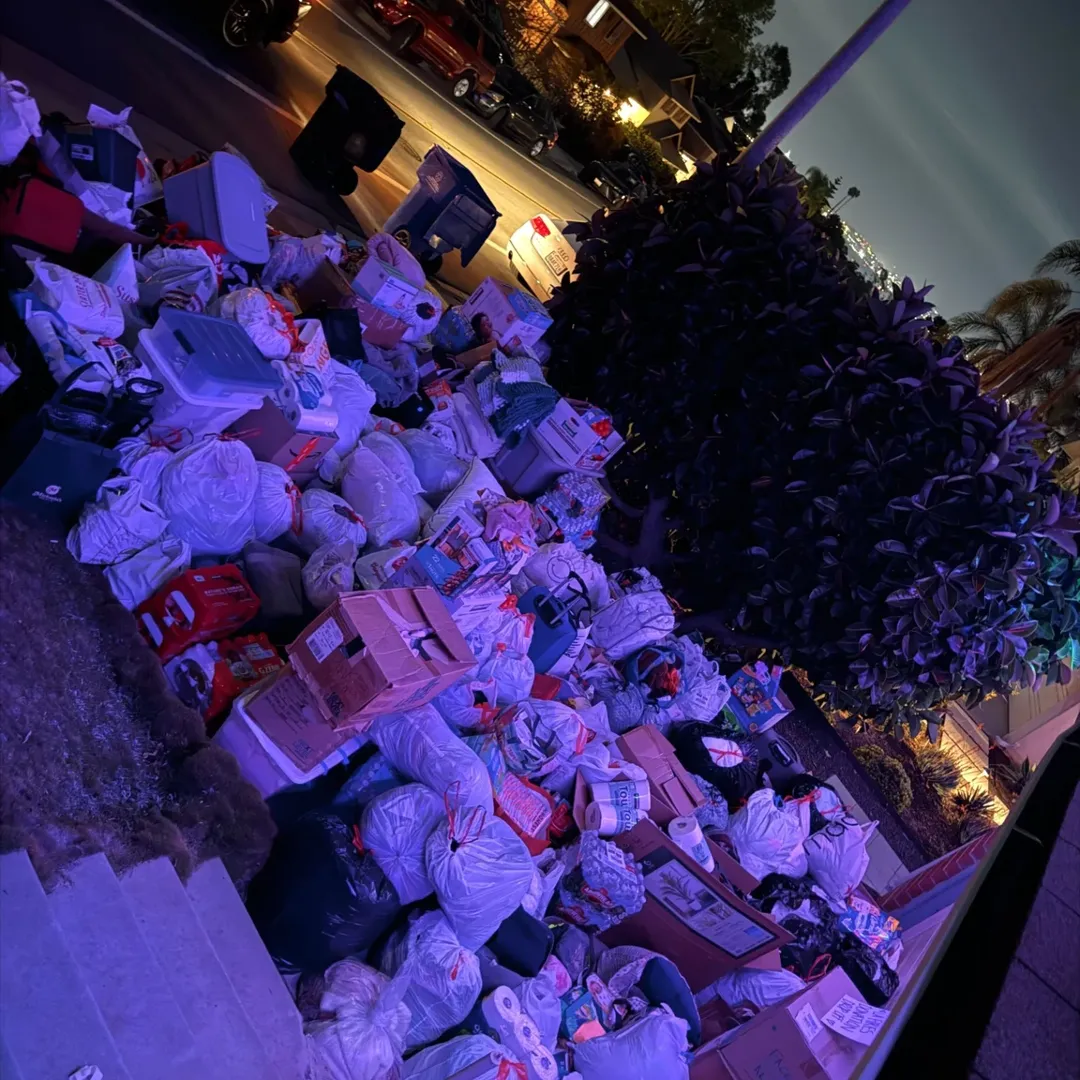 LA Wildfire Relief Drive - Community volunteers 3